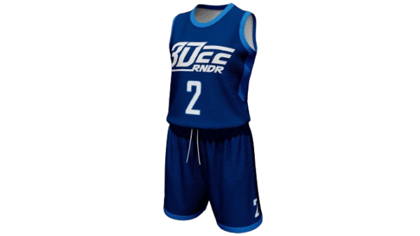 Blue Basket Ball Dress
