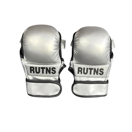 RUTNS Pro Silver MMA Training Gloves
