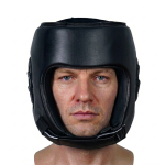 Boxing Head Guard (Microfiber) Black