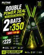RUTNS Plastic Cricket Bat
